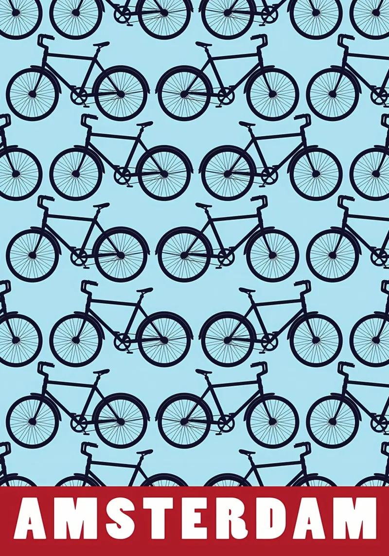 Amsterdam Cyclingr Hahnemühle von Albert S Jacob