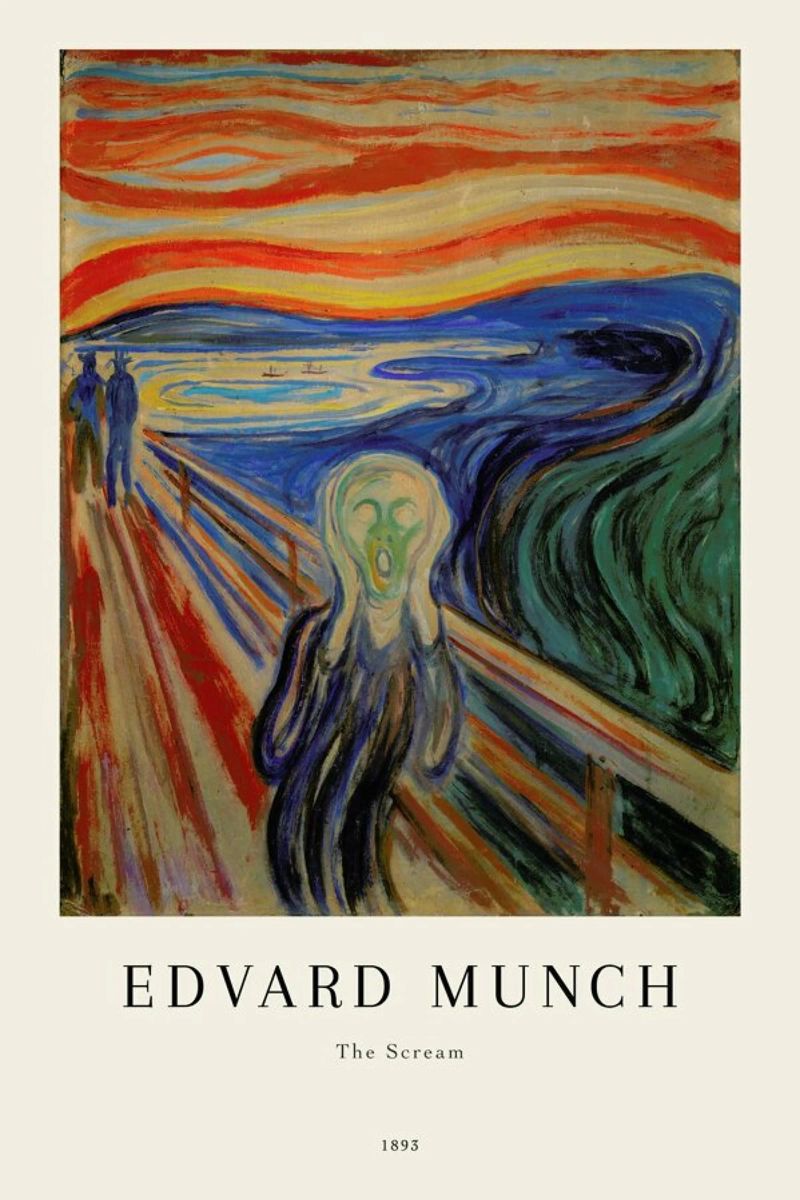 Munch - The Scream Poster von ARTOTHEK