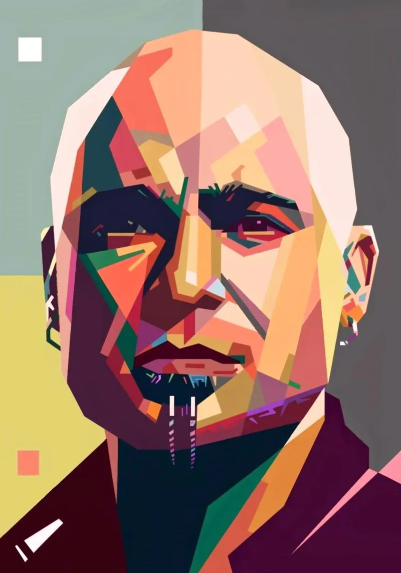 David Draiman cantante dei Disturbed pellicola backlit da Hantamrata