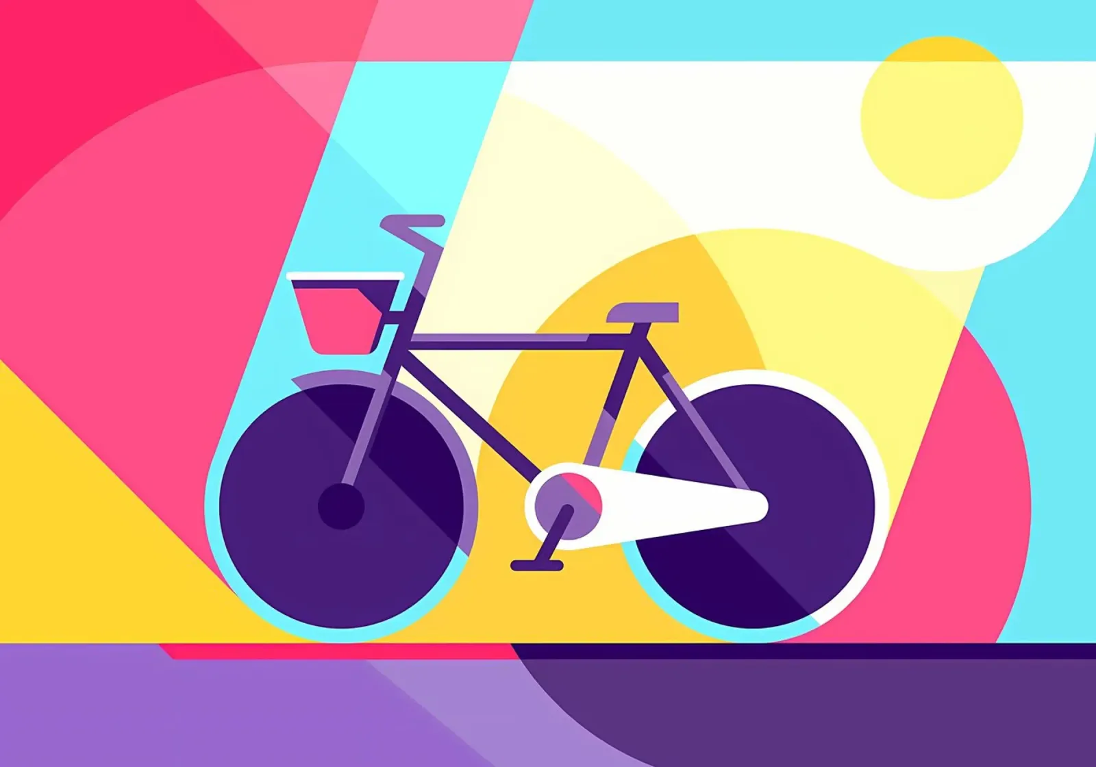 Bicicletta da città alluminio dibond da Albert S Jacob