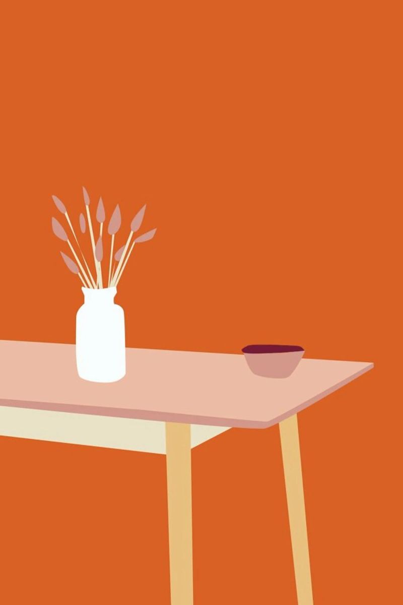 Orange Home Poster von Helena Ravenne