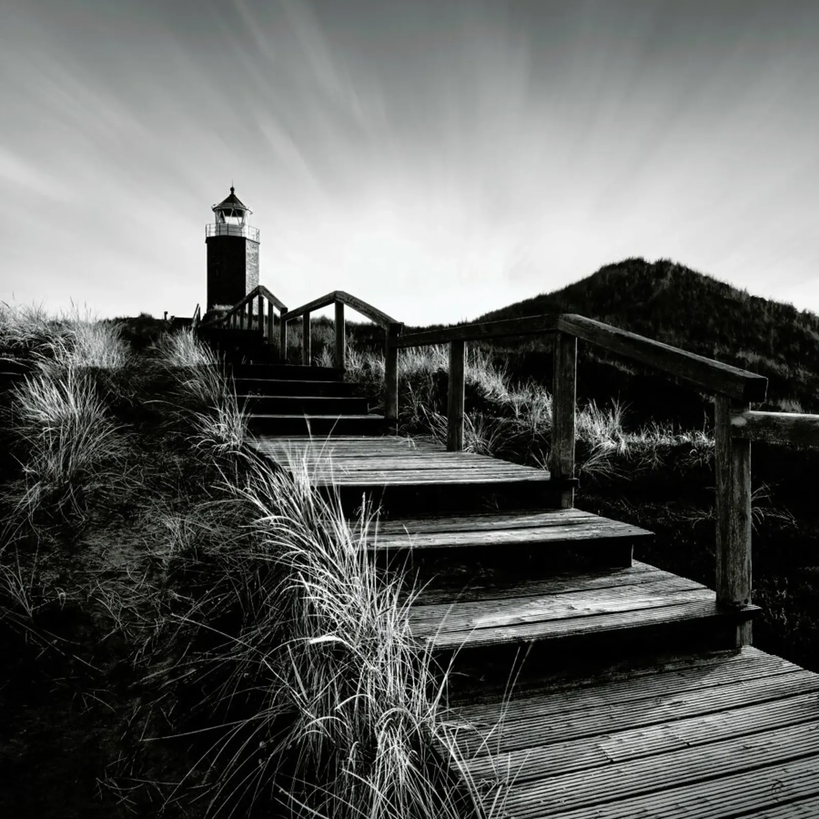 Quermarkenfeuer V - Sylt pellicola backlit da Håggard Photography | Ronny Behnert