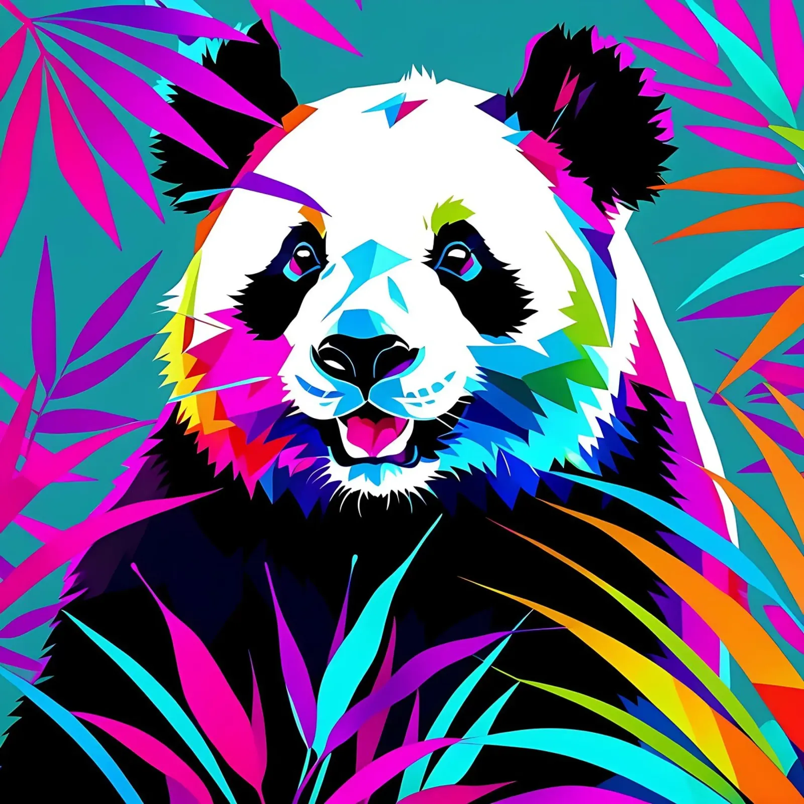 Panda_Stile_E_1 pellicola backlit da Tierisch bunt by LK