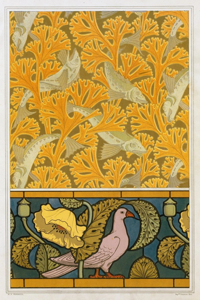 Maurice Pillard Verneuil - Poisson et Pigeon poster de Old Masters