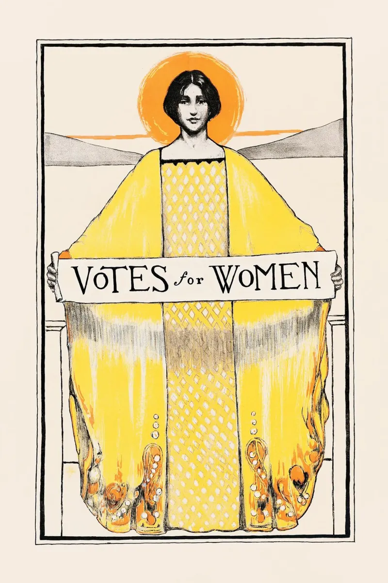 Poster d'epoca - Il voto alle donne poster da Old Masters