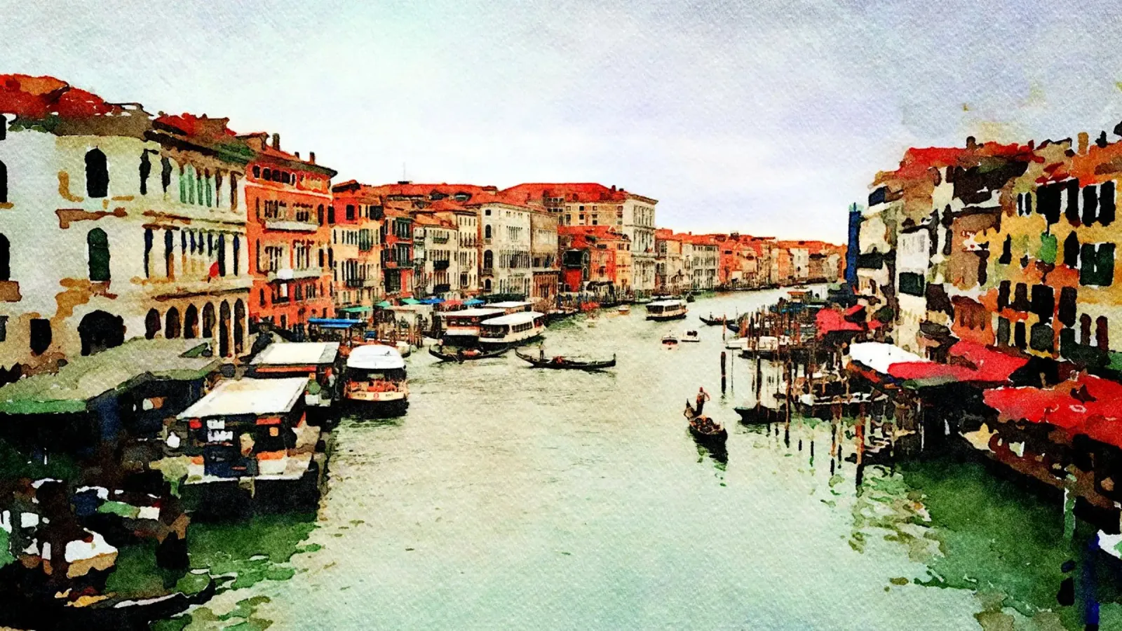 Venezia poster con telaio in alluminio da Massimo Frascogna