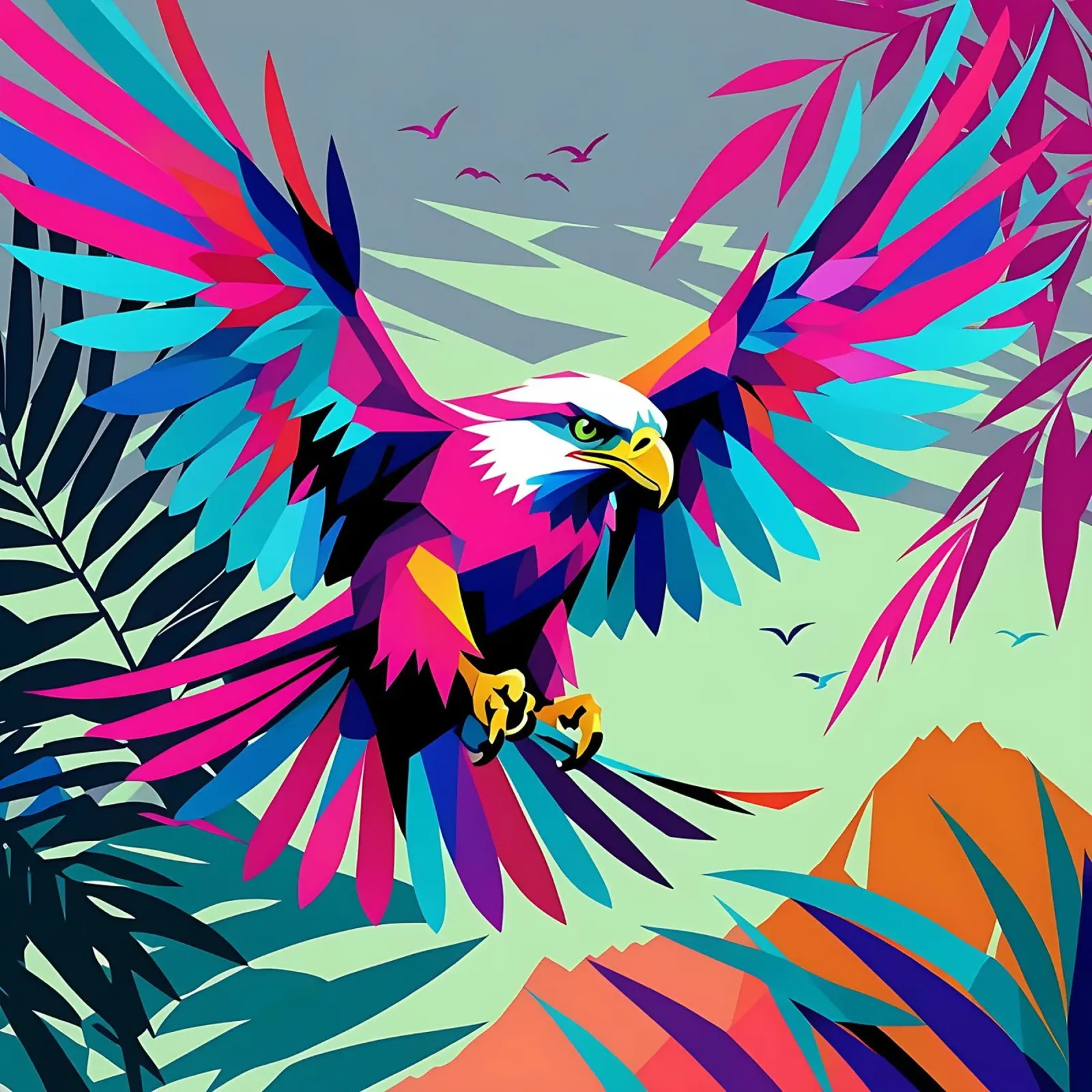 Seeadler_Stil_E_2 pellicola backlit da Tierisch bunt by LK