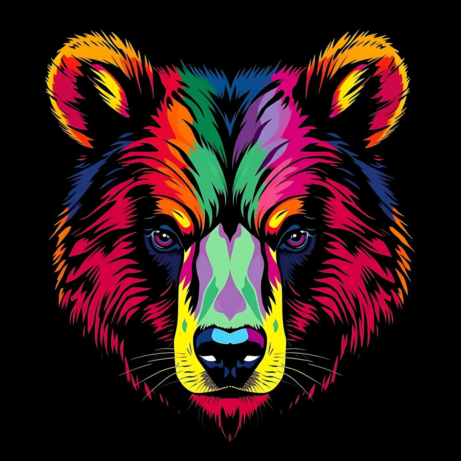 Orso_Stile_N_1 pellicola backlit da Tierisch bunt by LK