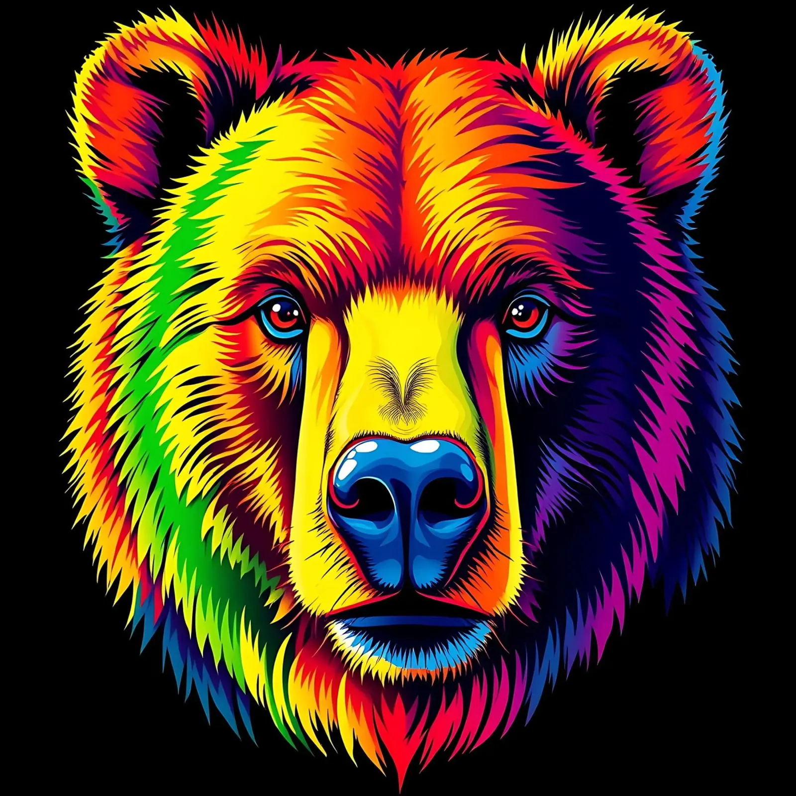 Orso_Stile_N_2 pellicola backlit da Tierisch bunt by LK