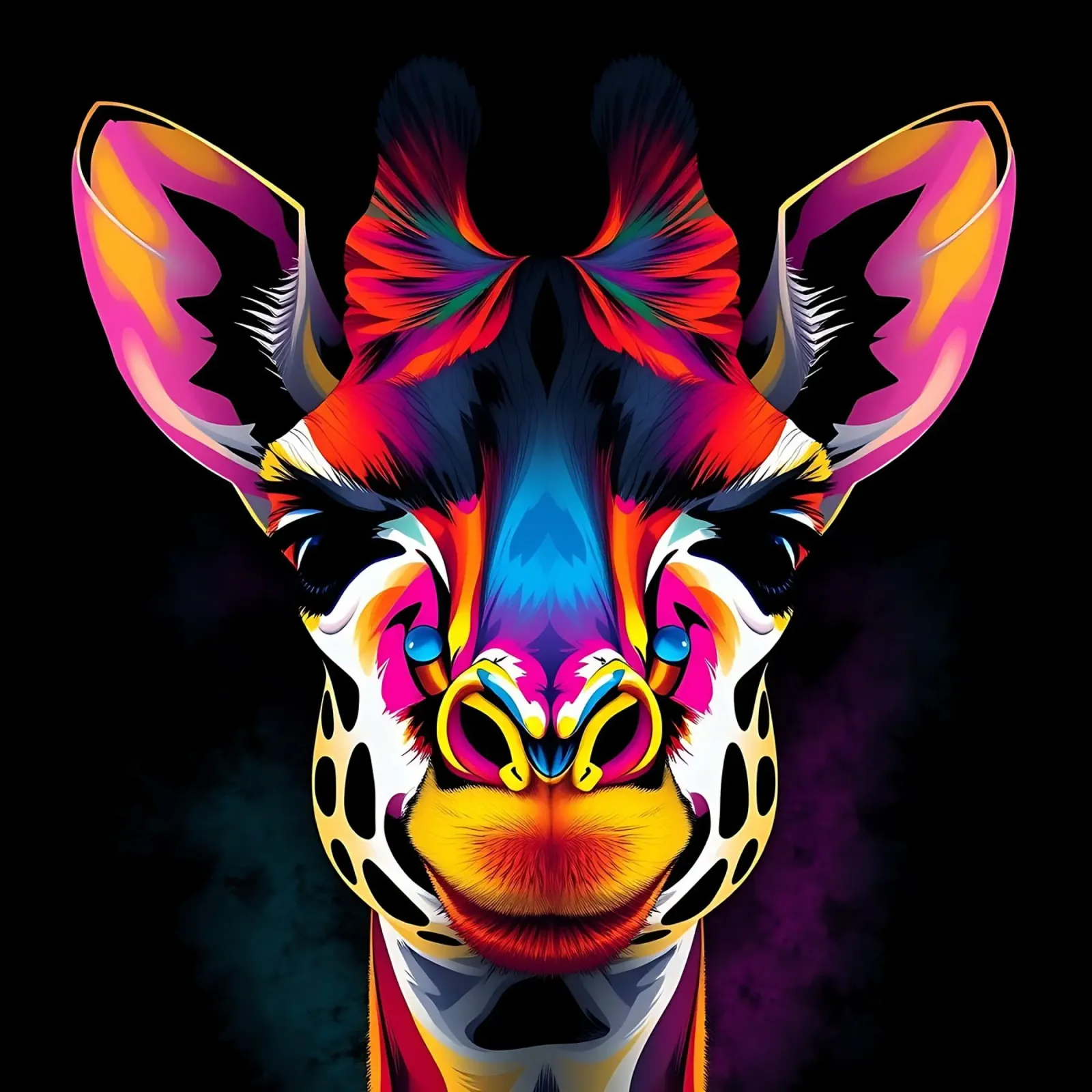 Giraffa_Stile_N_1 pellicola backlit da Tierisch bunt by LK