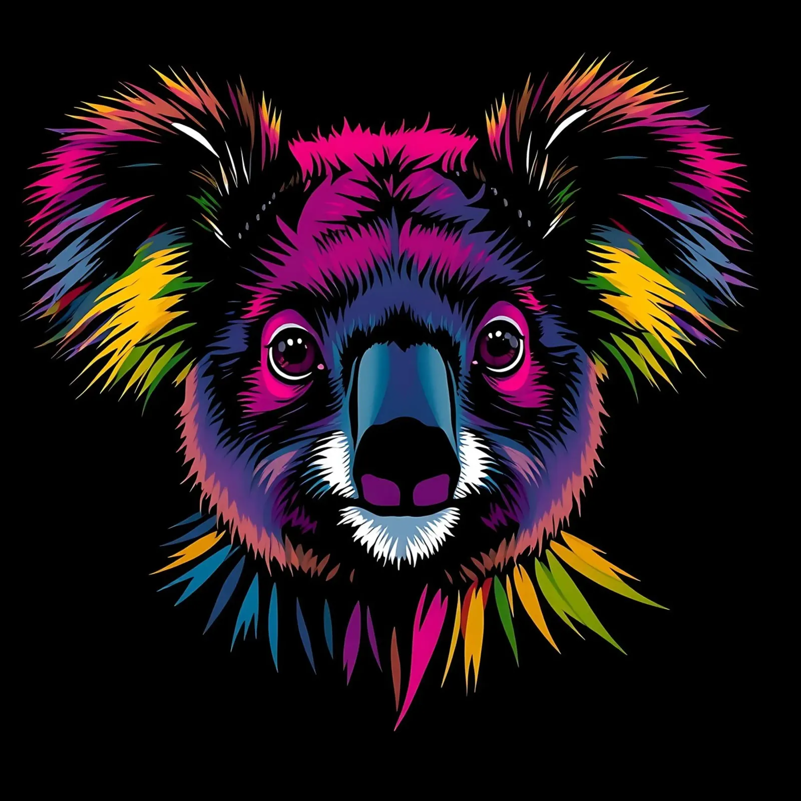 Koala_Style_N_1 pellicola backlit da Tierisch bunt by LK