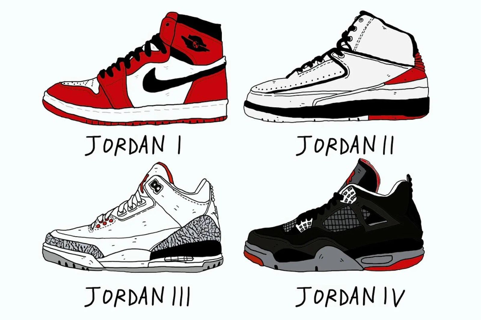 Jordan Evolution poster by Nick Cocozza
