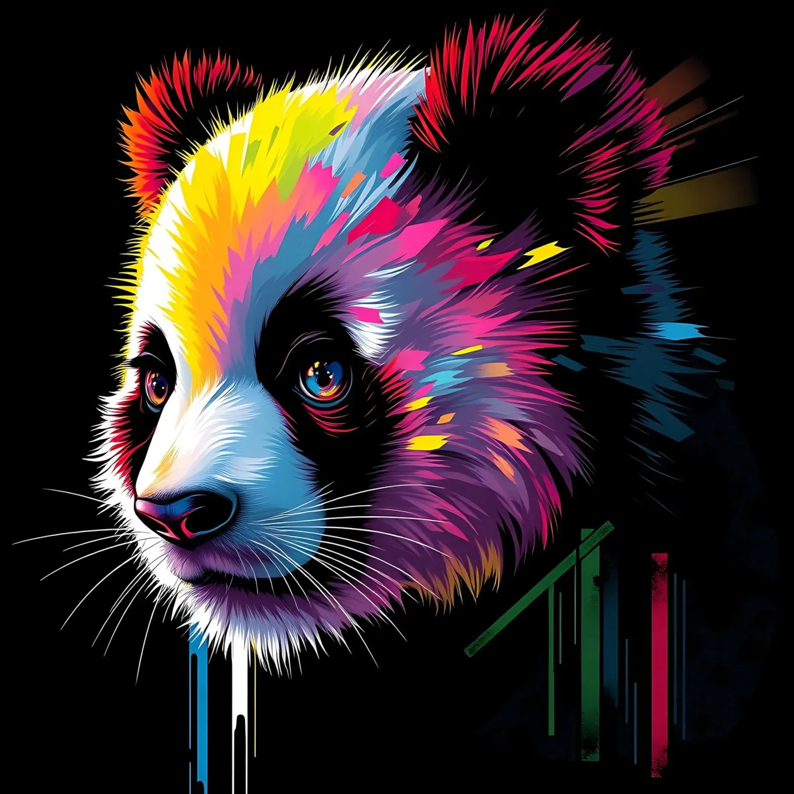 Panda_Style_N_1 pellicola backlit da Tierisch bunt by LK