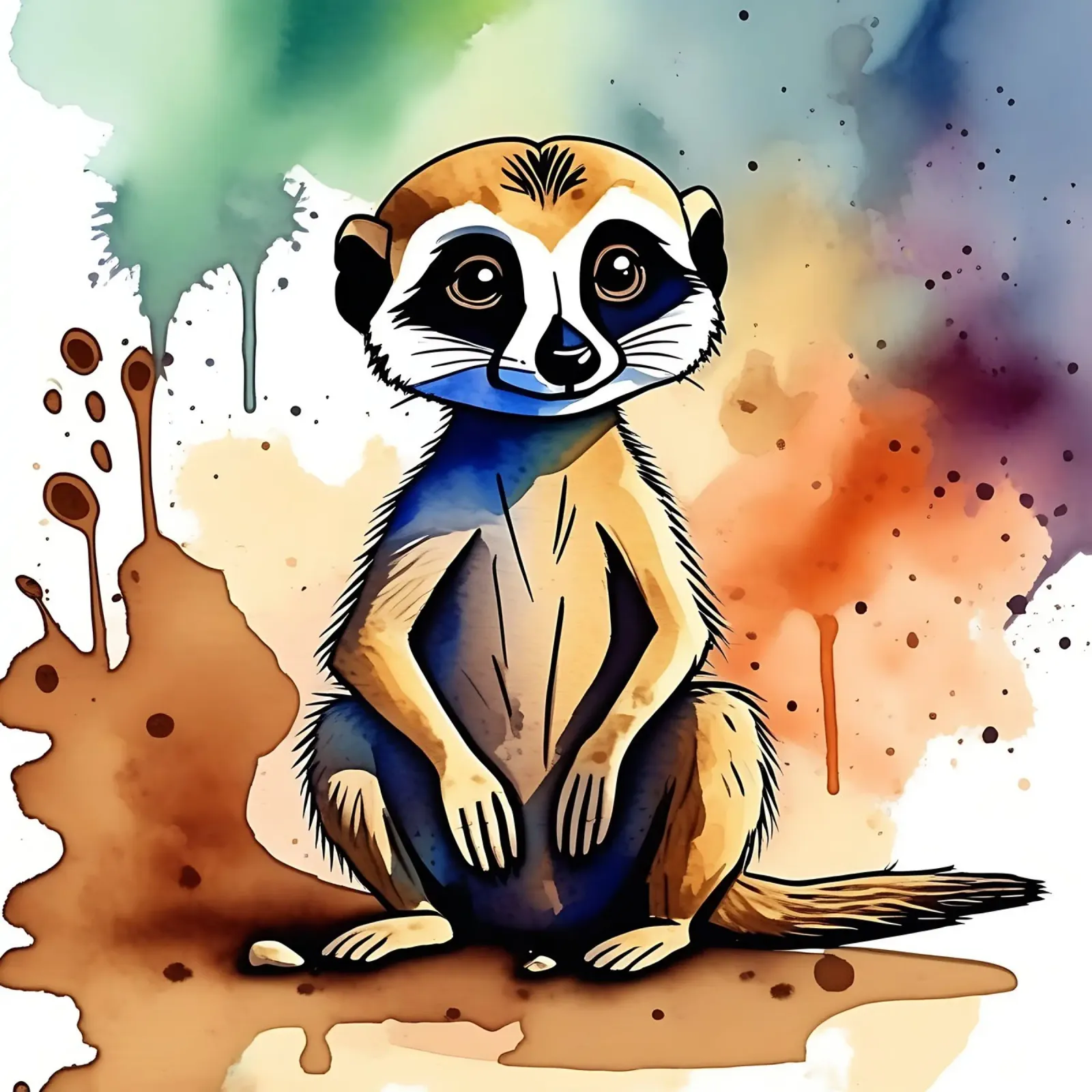 Meerkat_Style_M_1 pellicola backlit da Tierisch bunt by LK