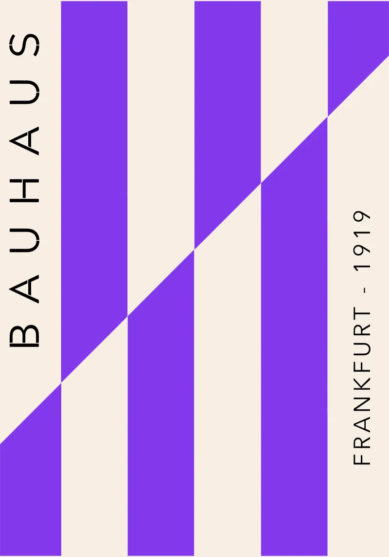 Violet Grid – Bauhaus Edition pellicola backlit da SMPLE