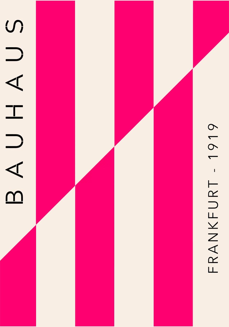 Frankfurt Lines – Magenta Edition metacrilato de SMPLE
