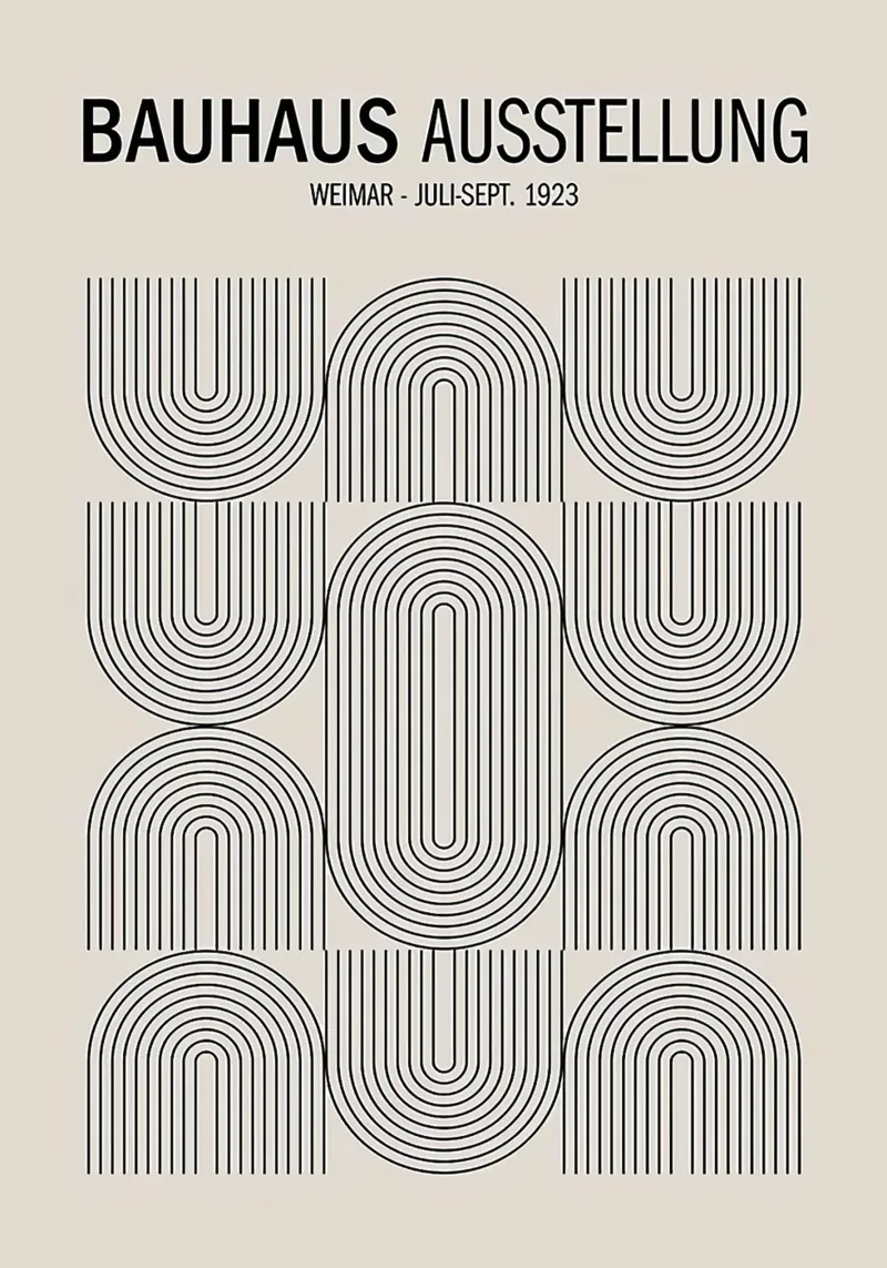 Bauhaus Exhibition No.2 poster by Birgitpopshop