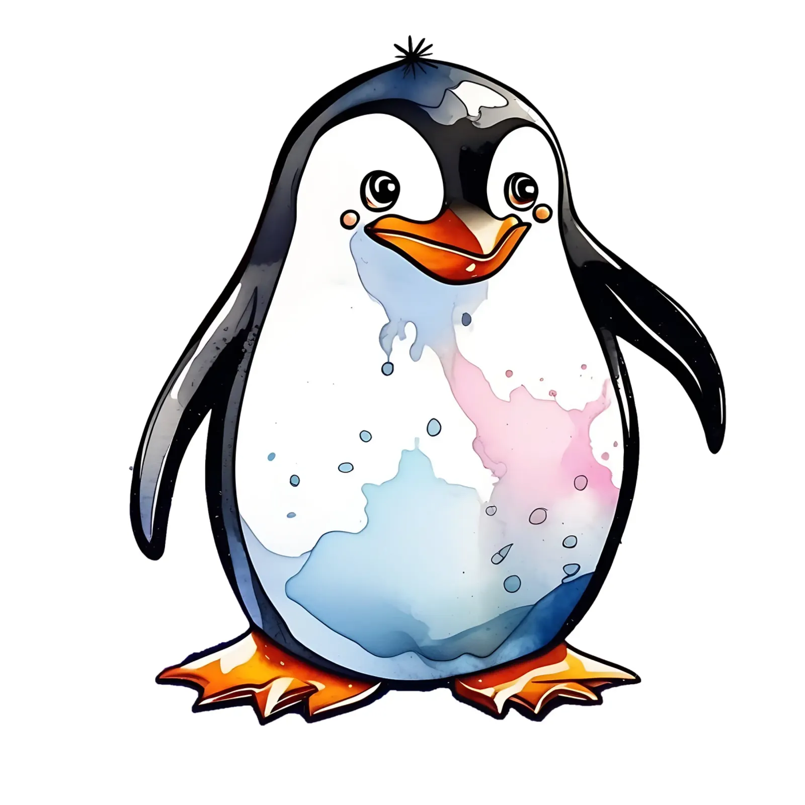 Pinguino_Stil_M_1a pellicola backlit da Tierisch bunt by LK