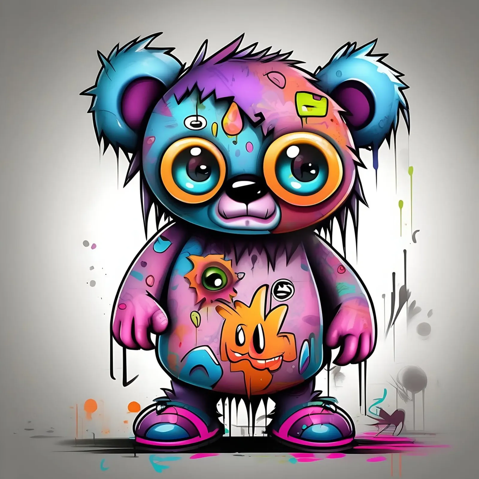 Orso_Stile_K_1 pellicola backlit da Tierisch bunt by LK