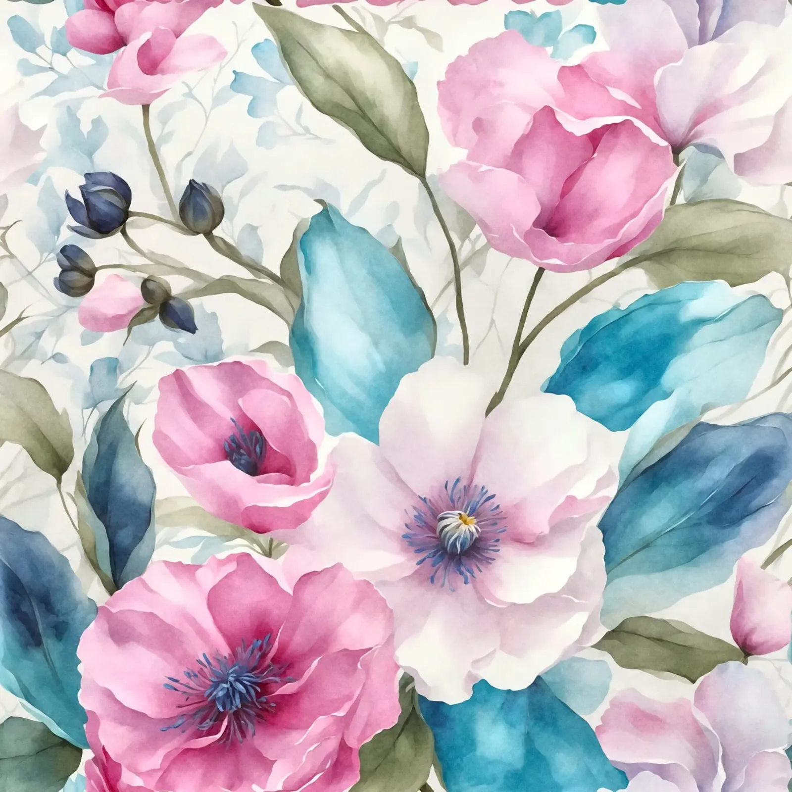 Romantiche rose di primavera poster con telaio in legno da Andrea Haase Floral Passion