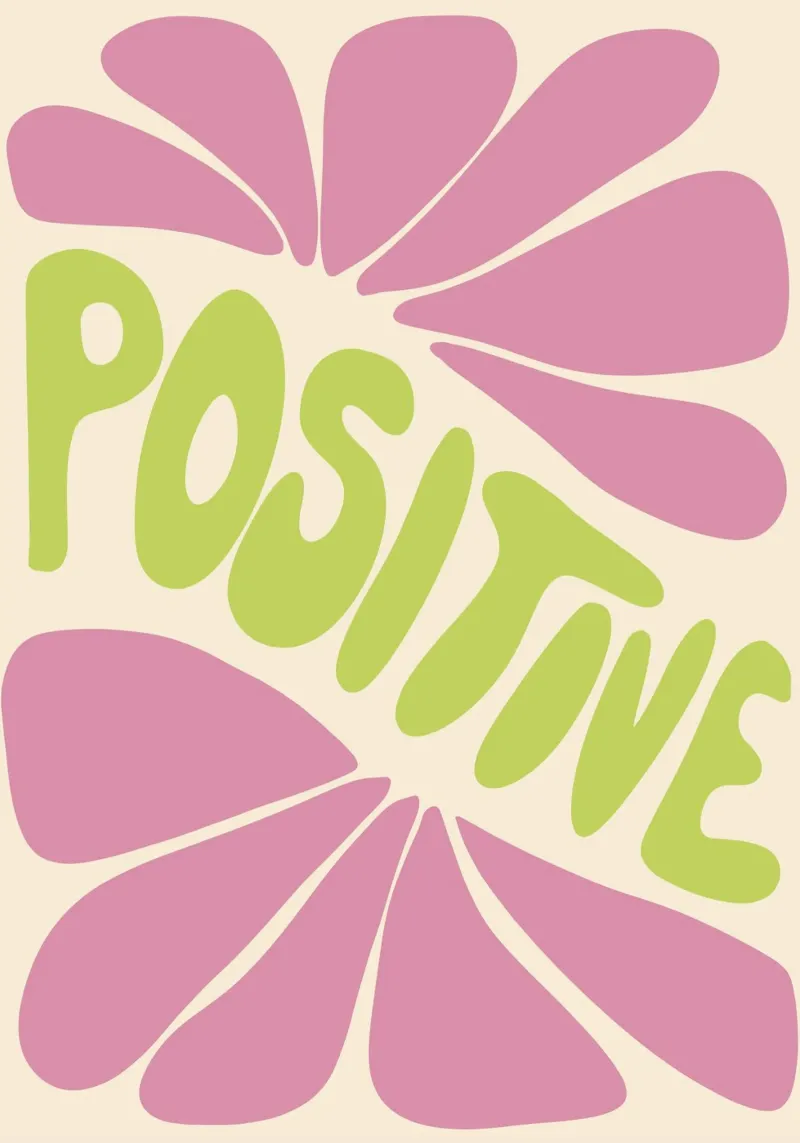 positive poster with plastic frame by STOLZE GRAFIK
