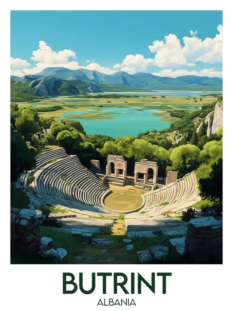 Affiche Butrint poster da Frame the World