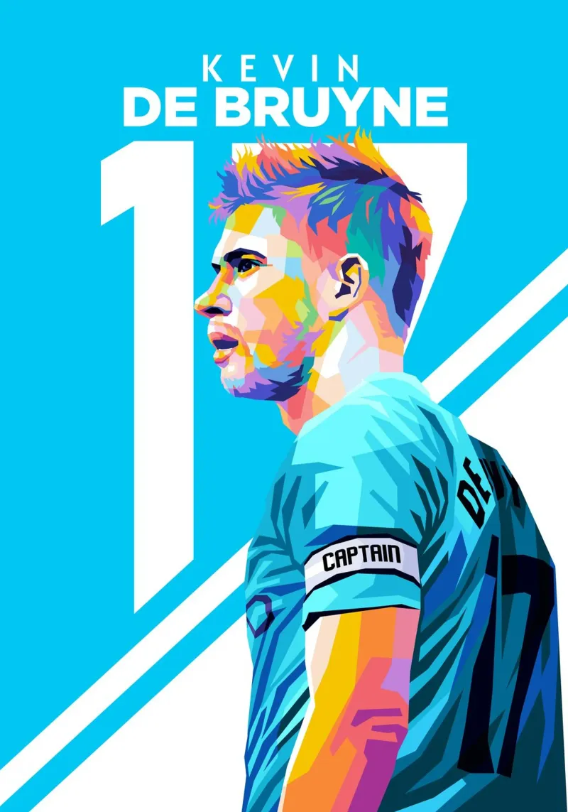 Kevin De Bruyne plexiglass da WPAP MALANG