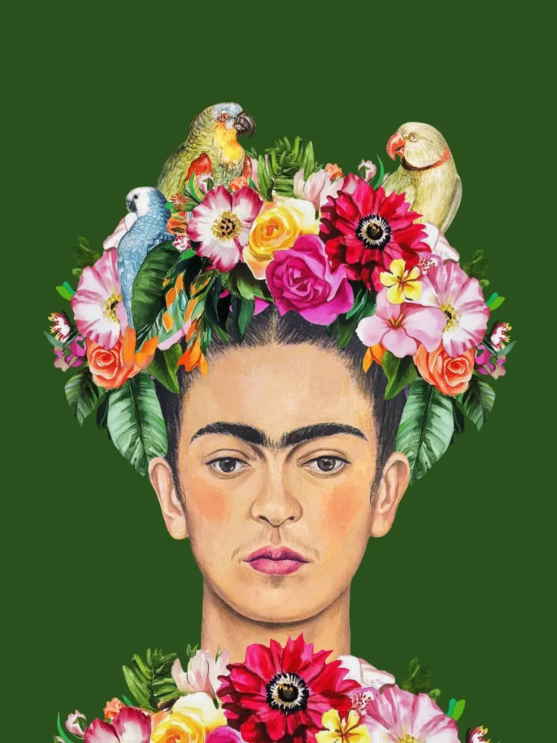 L'amore per gli uccelli con Frida pellicola backlit da Carinaprint