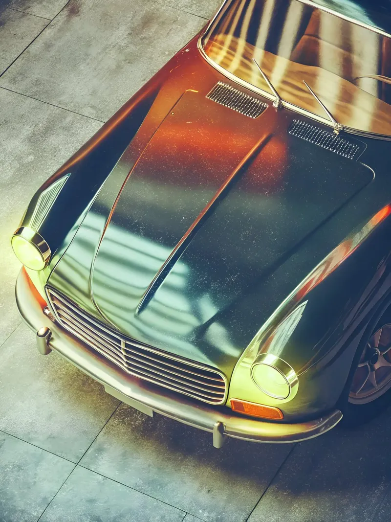 Auto d'epoca pellicola backlit da CAR EDITION