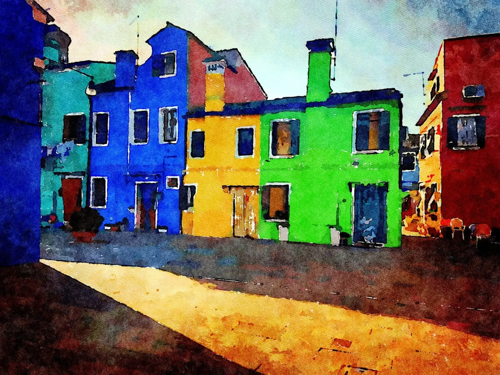 Burano hahnemühle by Massimo Frascogna
