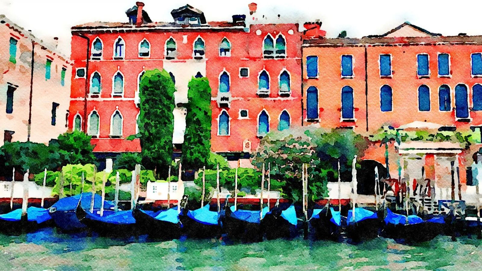 Venedig Poster von Massimo Frascogna