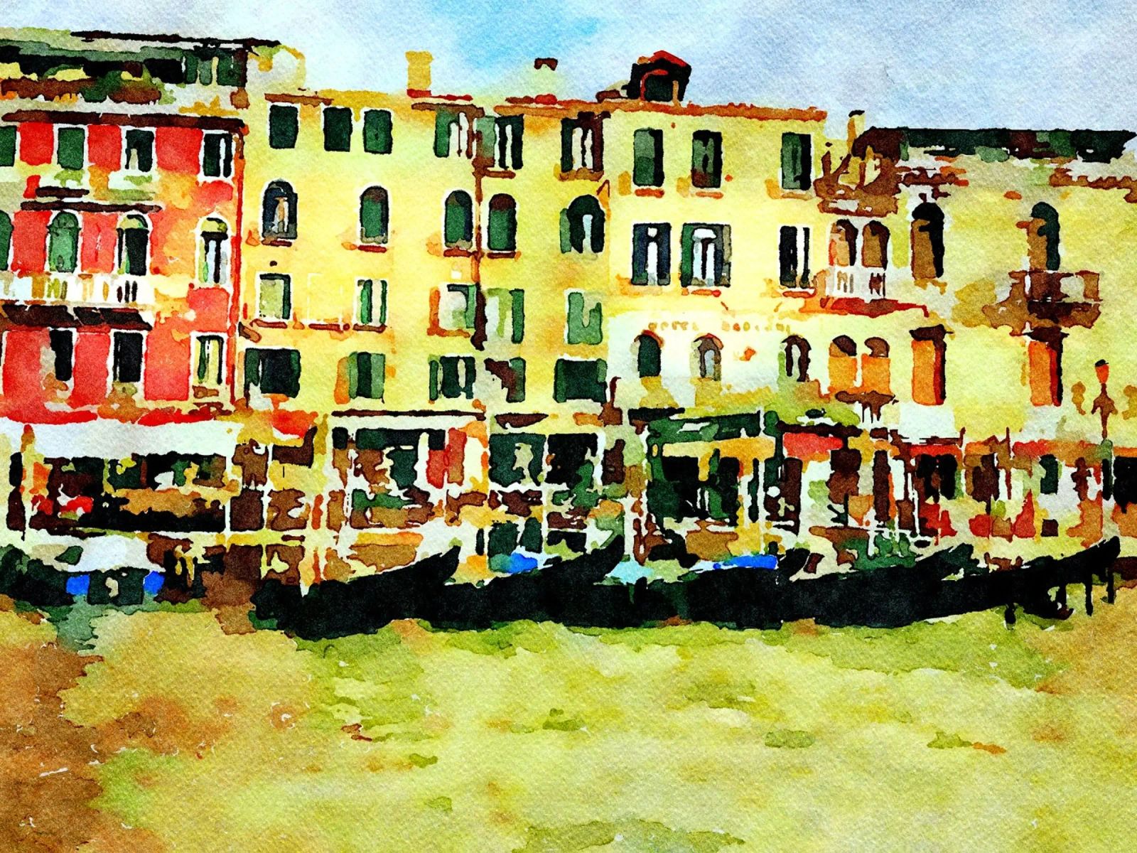 Venedig Poster von Massimo Frascogna