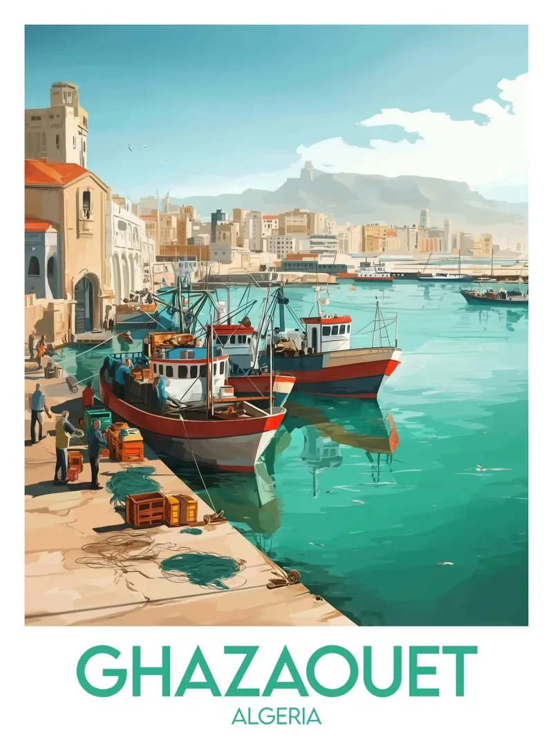 Affiche Ghazaouet carta hahnemühle da Frame the World