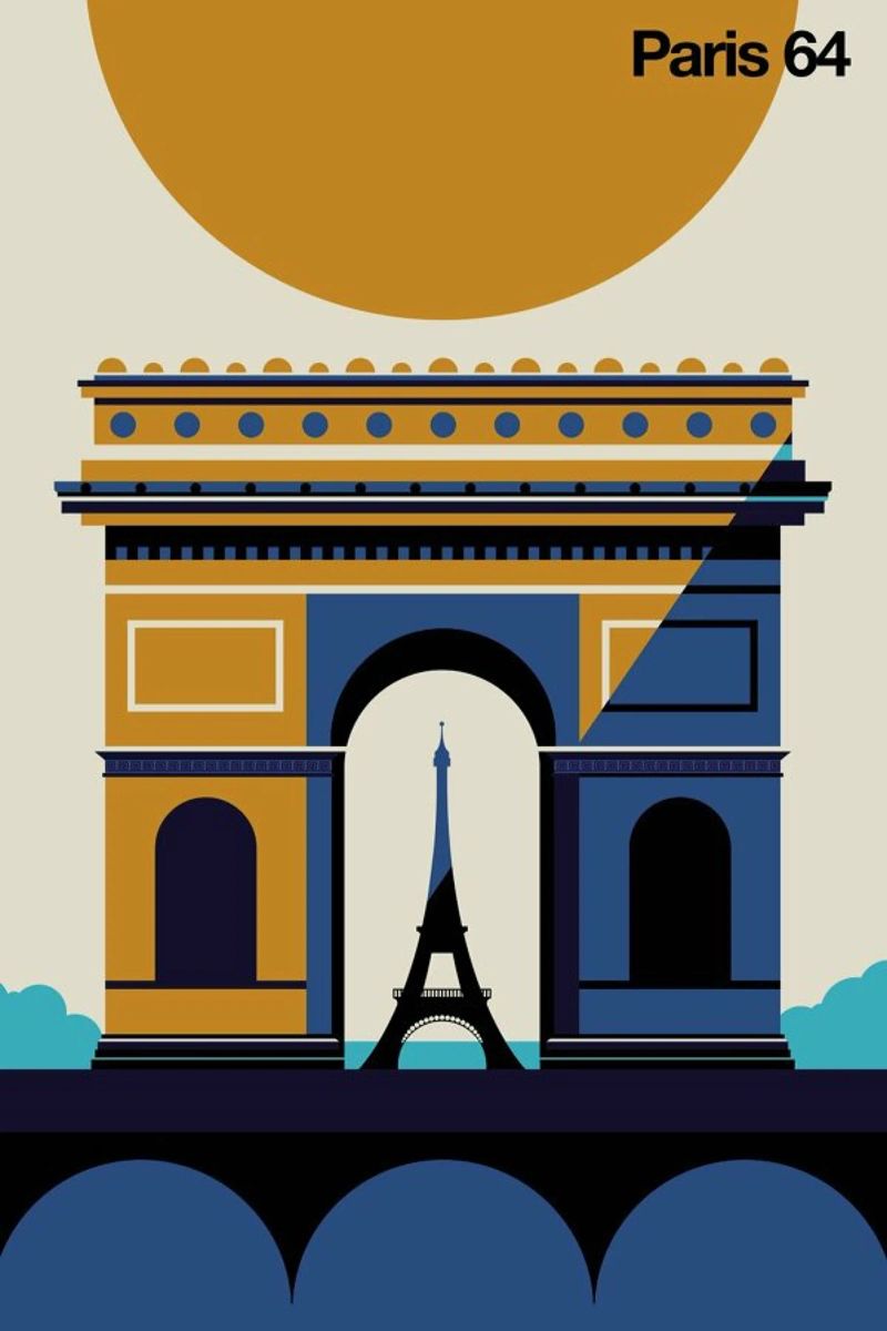 Paris 64 poster de Bo Lundberg