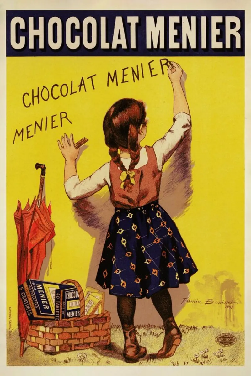 Firmin Bouisset - Chocolat Menier pellicola backlit da ARTOTHEK