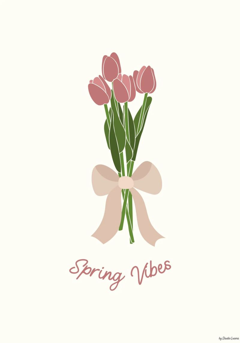 Spring Vibes poster da Studio Luana