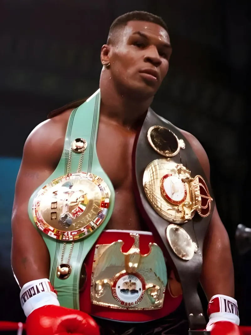 Mike Tyson pellicola backlit da Low poly art