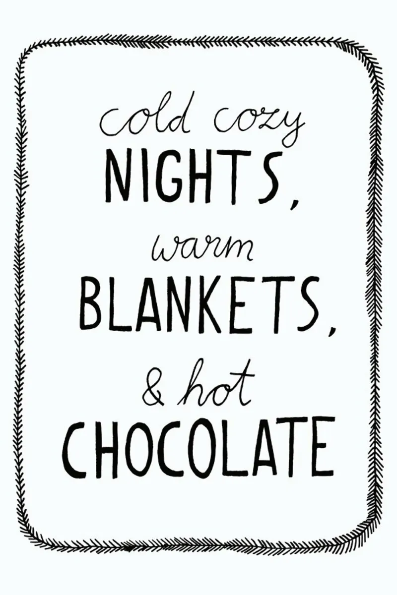 Hot Chocolate poster con telaio in plastica da typealive