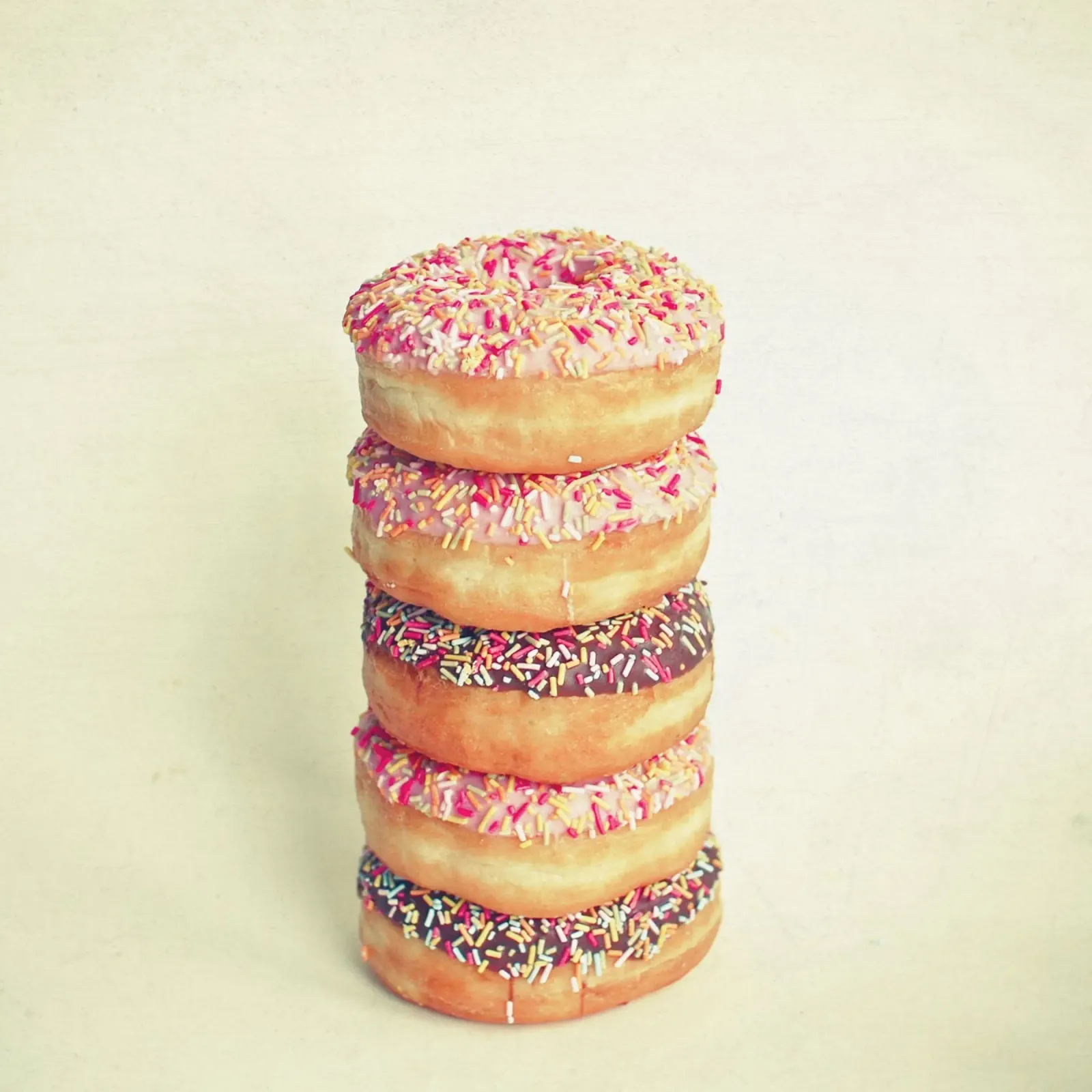 Stack of Donuts canvas with Floater frame by Cassia Beck Photography