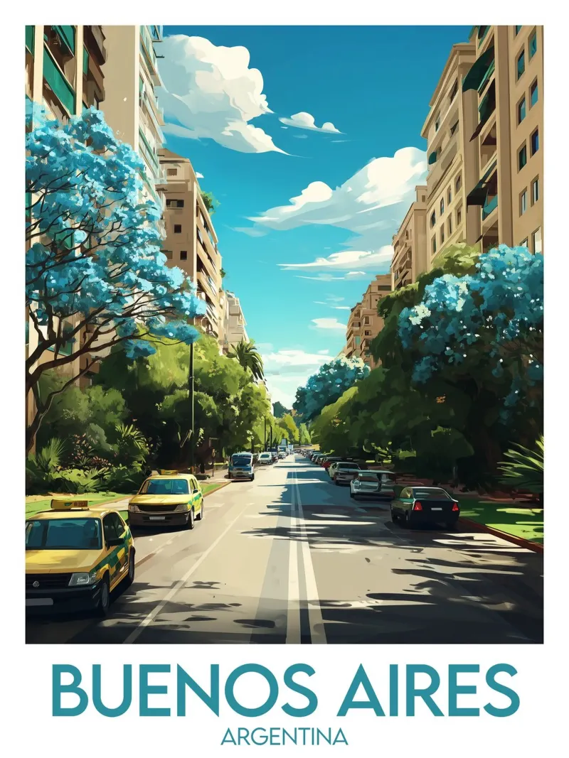 Affiche Buenos Aires poster da Frame the World