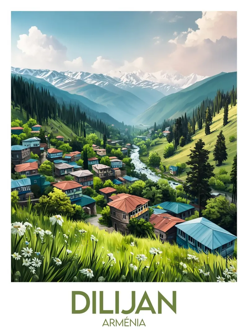 Affiche Dilijan poster da Frame the World