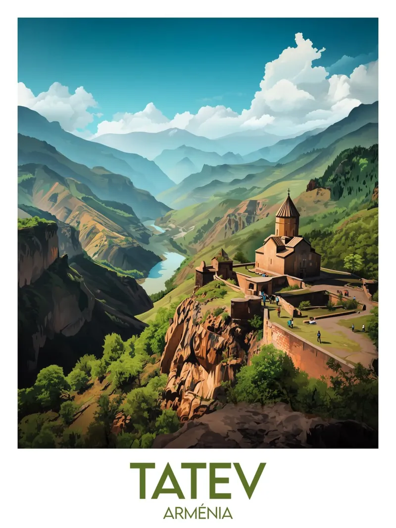 Affiche Tatev carta hahnemühle da Frame the World