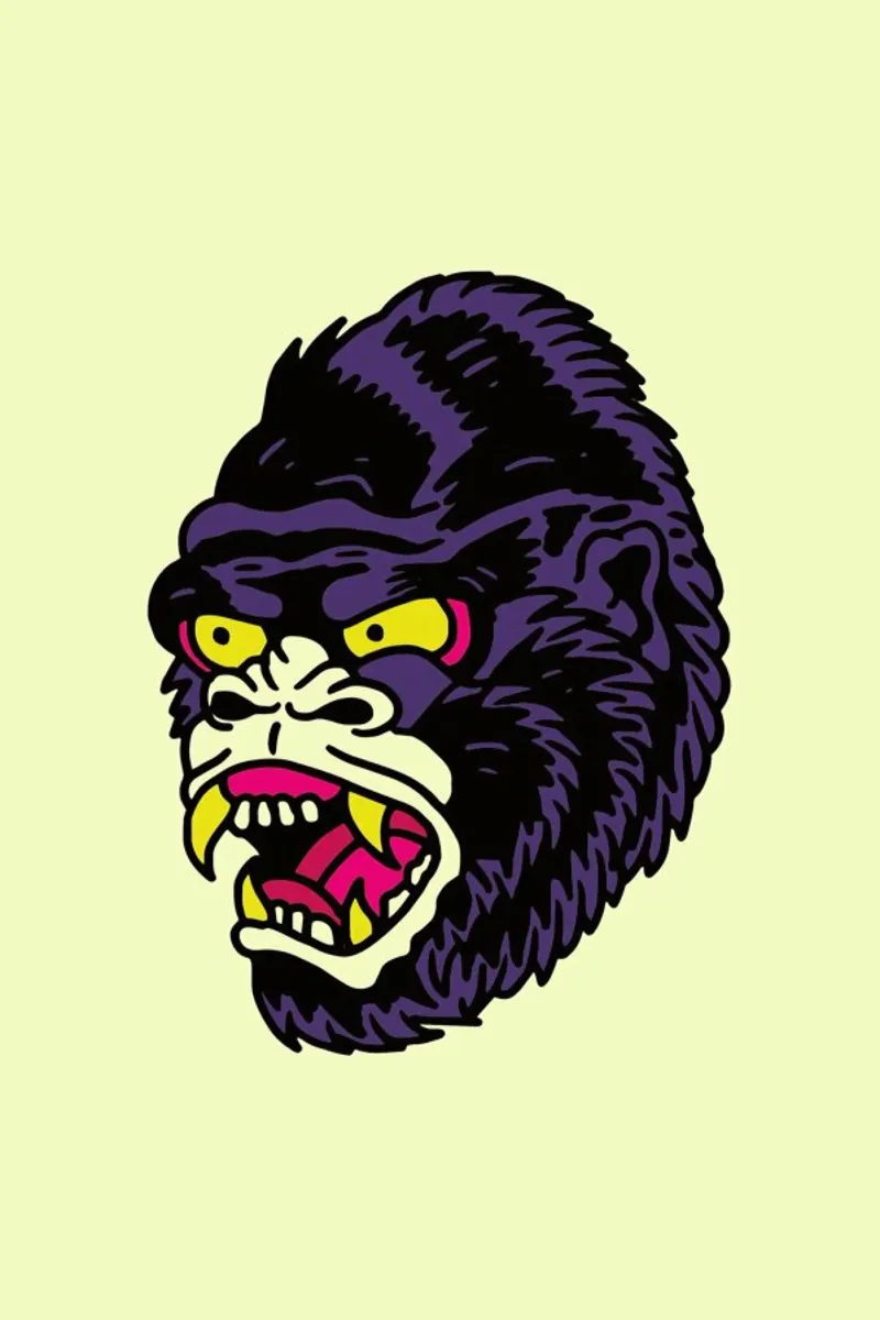 Gorilla pellicola backlit da Nick Cocozza