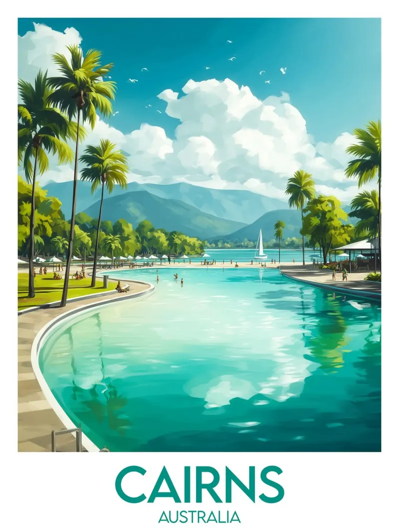 Affiche Cairns poster da Frame the World