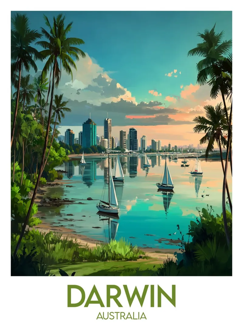 Darwin affiche poster de Frame the World