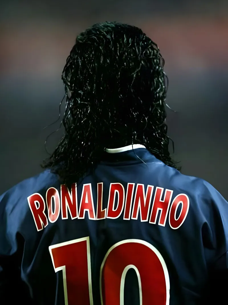 Ronaldinho pellicola backlit da Low poly art