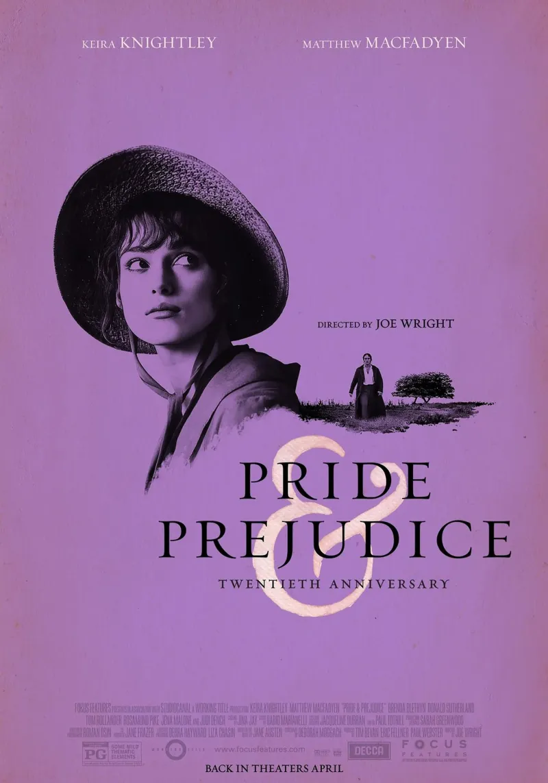 Pride and Prejudice pellicola backlit da Attaboy Dsgn