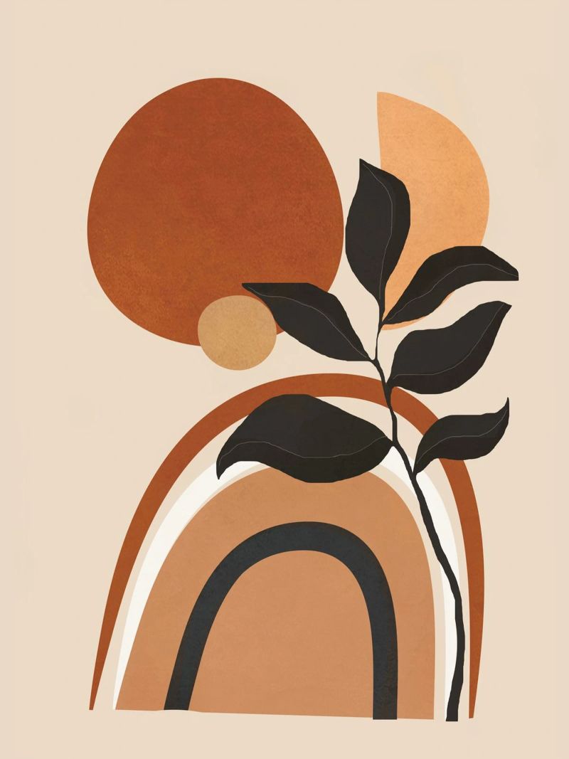 Minimal Abstract Shapes 11 poster da Flow Line