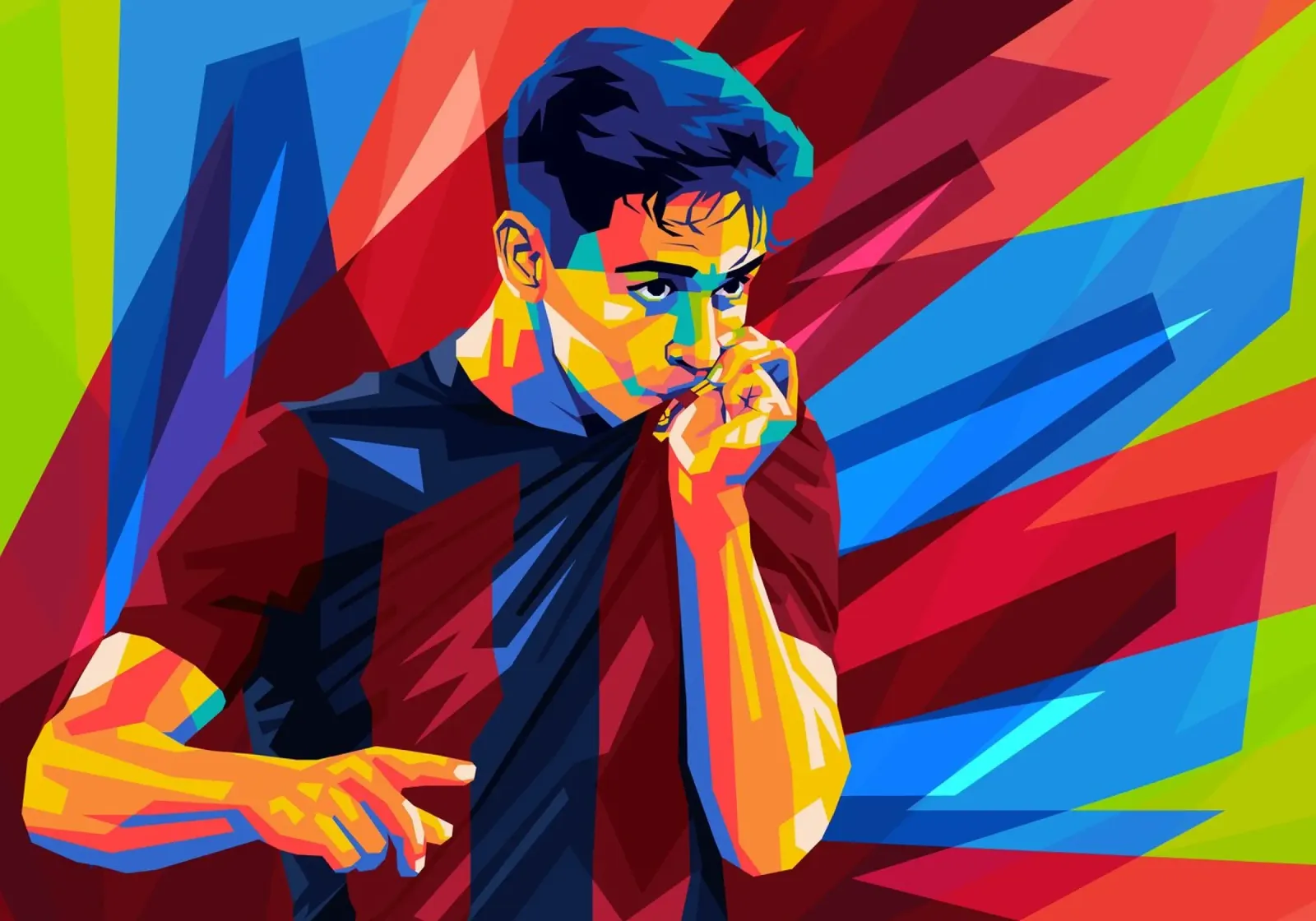 Pablo Gavi Wpap plexiglass da WPAP MALANG