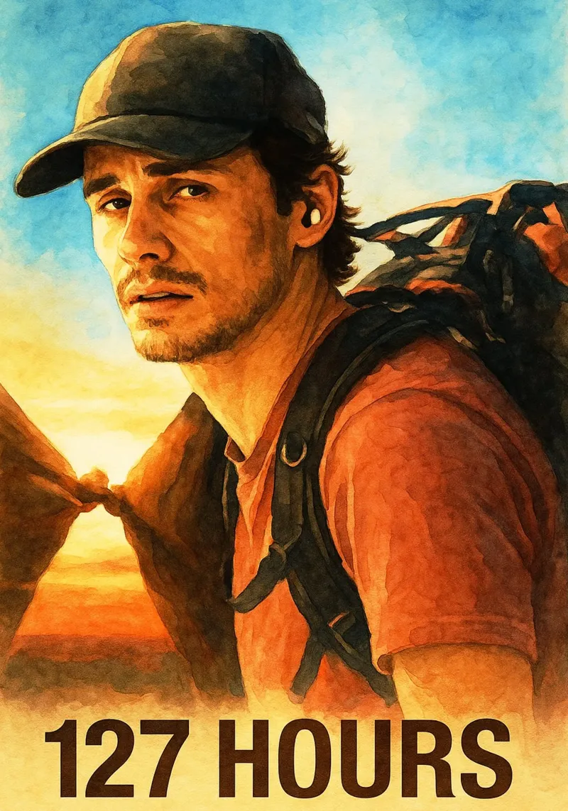 127 heures repeindre l'imagination aquarelle redessiner poster avec cadre en plastique de SIQAYA